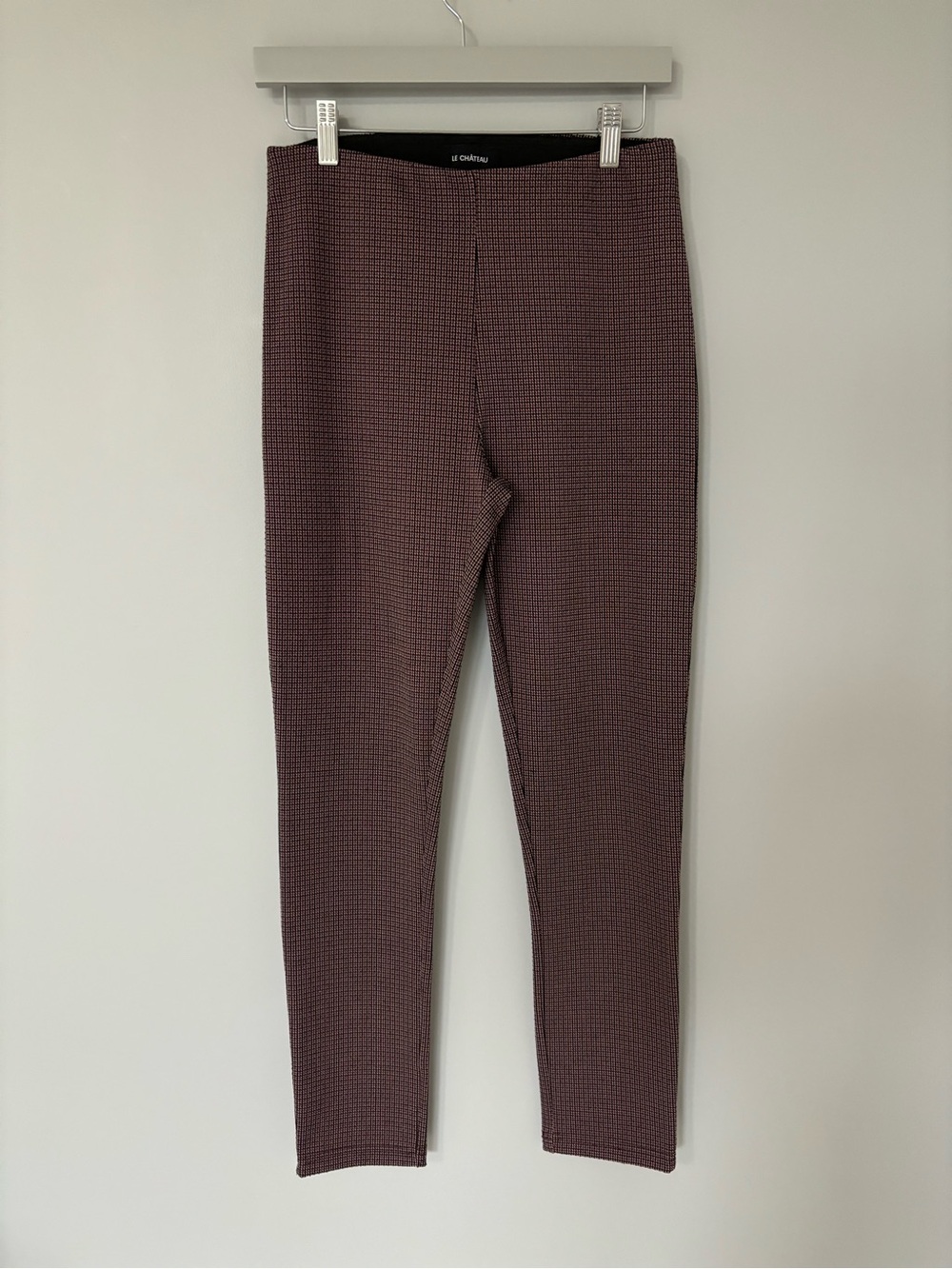 Women’s Textured Maroon Dress Pants